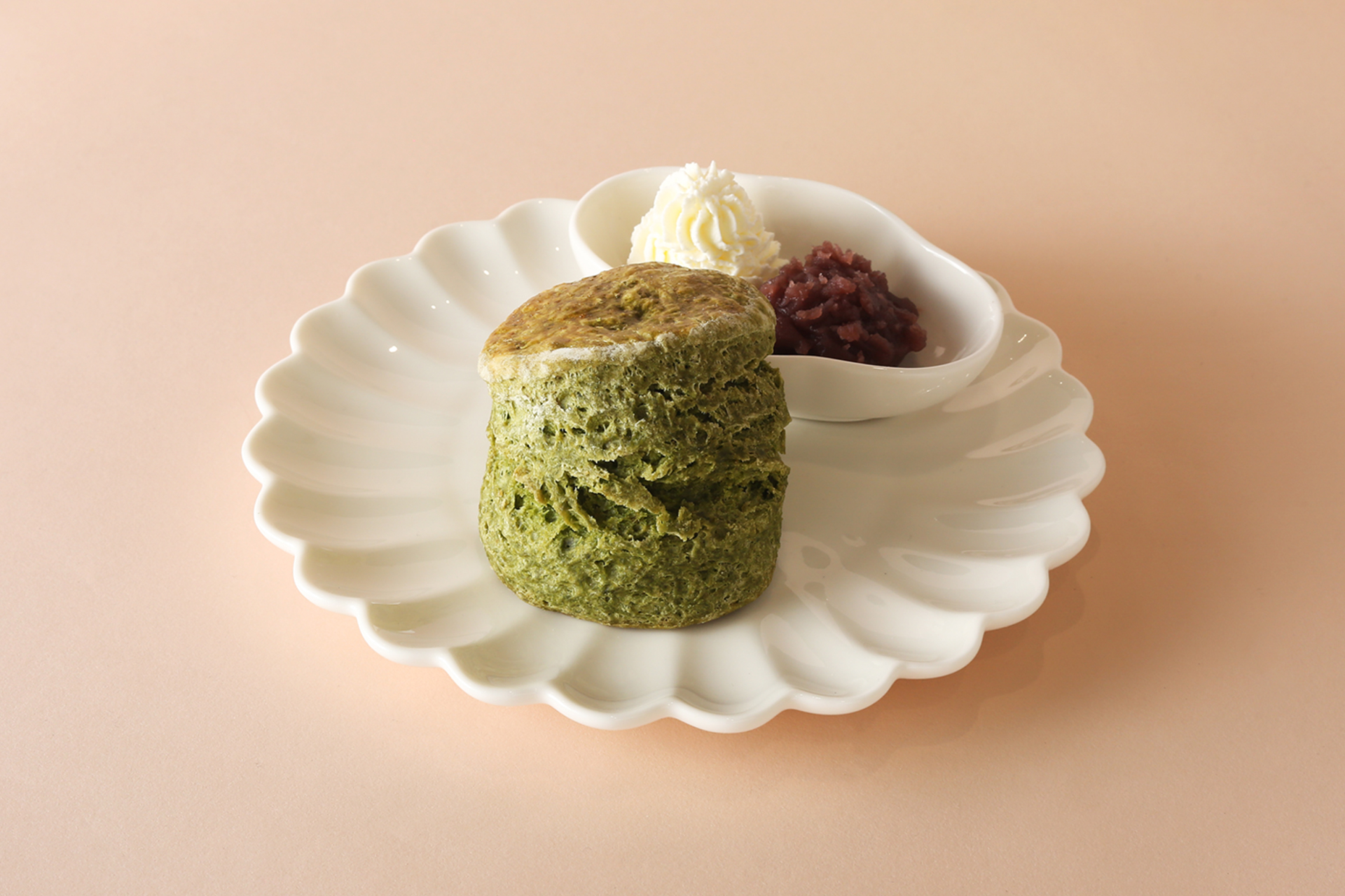 抹茶スコーンクリームあんこセット
